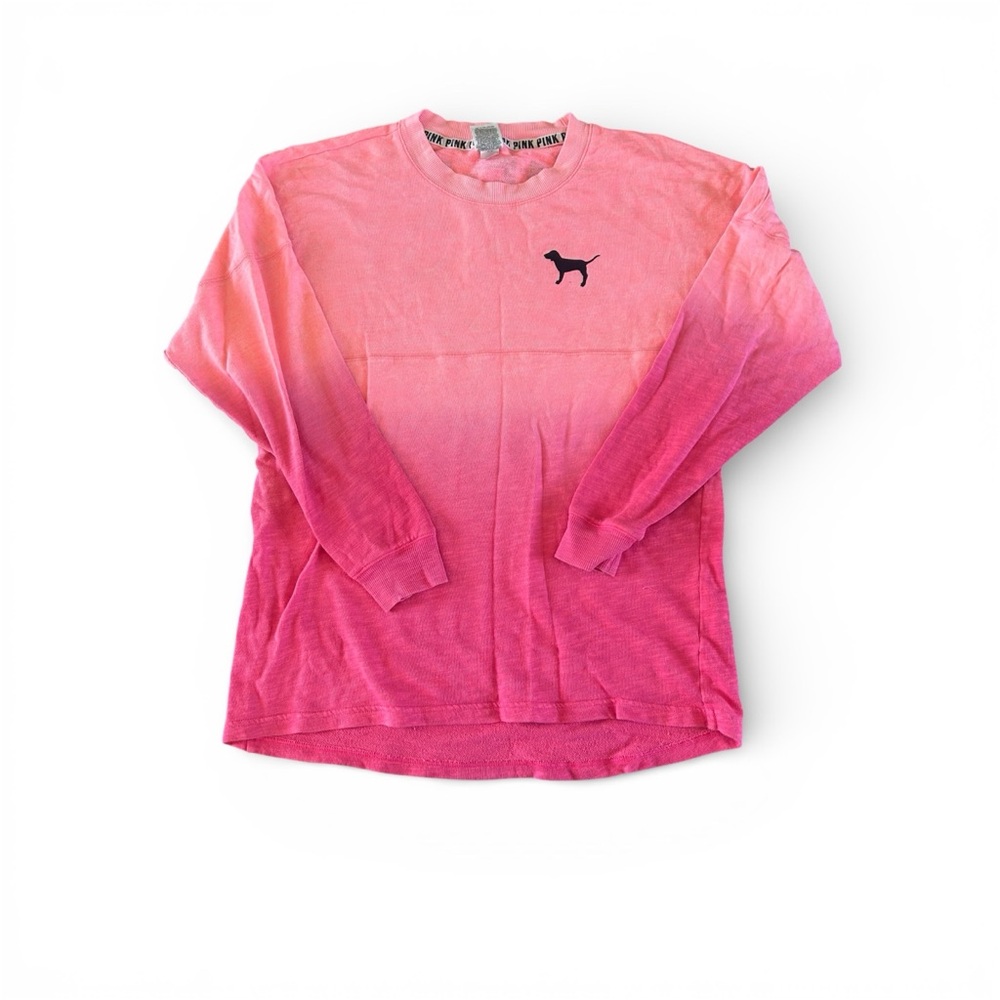 [PINK] Ombre Long Sleeve Tee